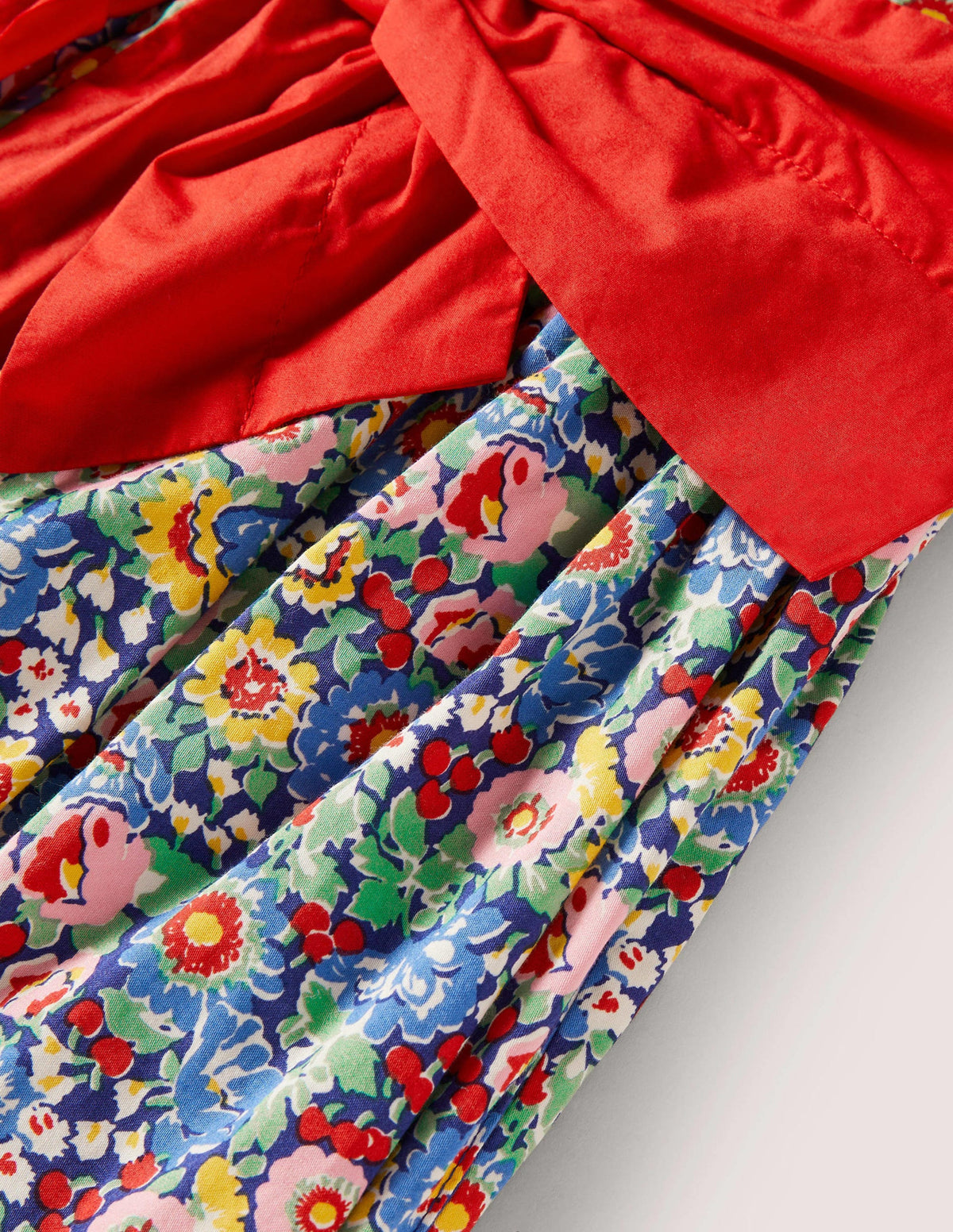 Blumen-Partykleid mit Schleife-Bunt, Blumenmuster/Schleife - Image 3