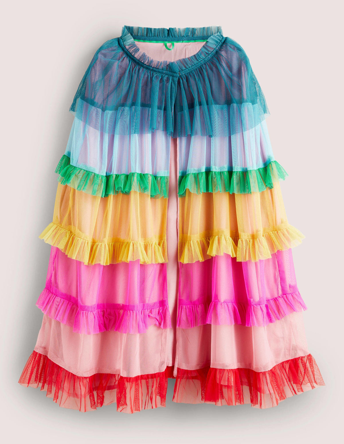 Cape en tulle-Arc-en-ciel multi-1
