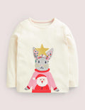 Front & Back T-shirt-Vanilla Pod Christmas Bunny