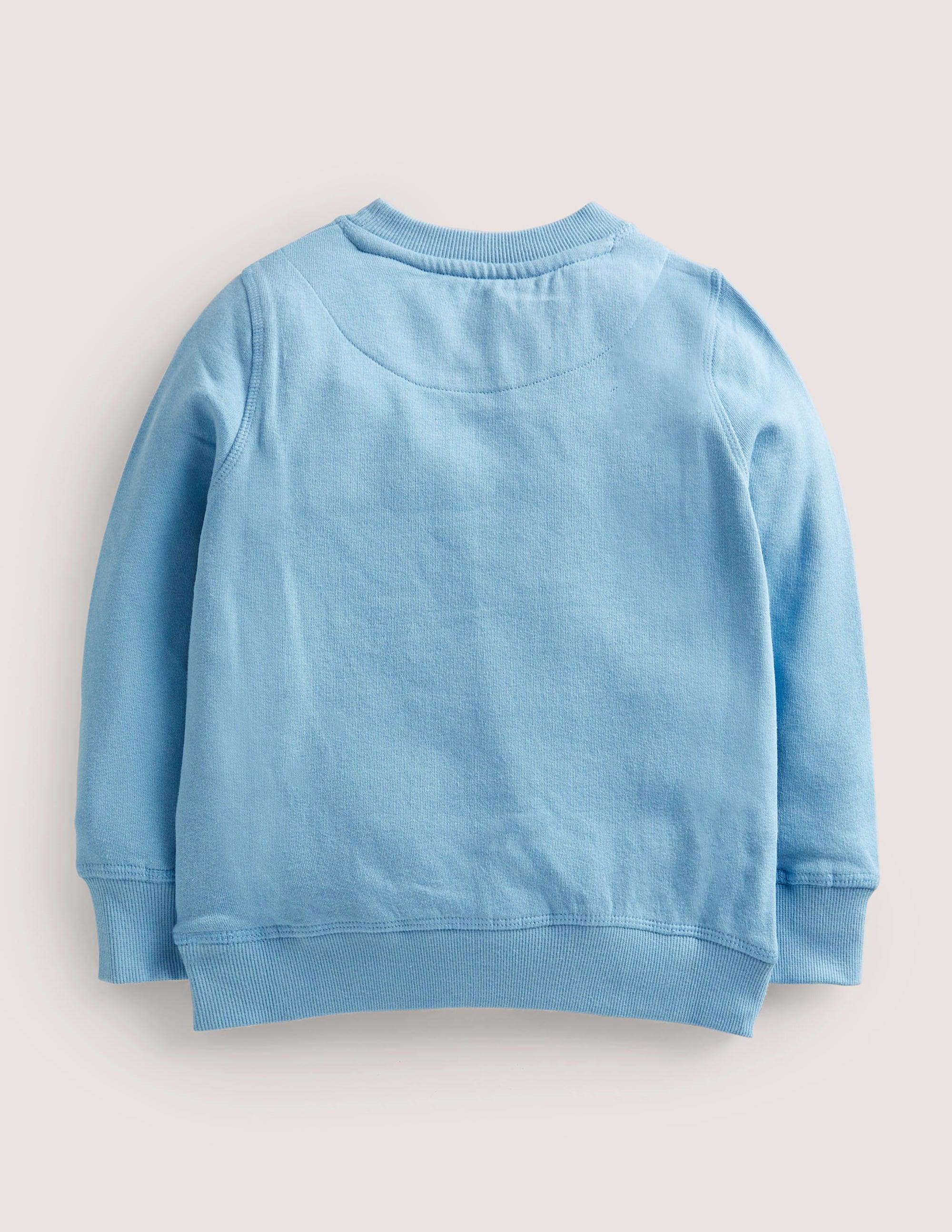 Blue Reindeer Embroidered Sweatshirt-Graublau, Rentier - Image 2