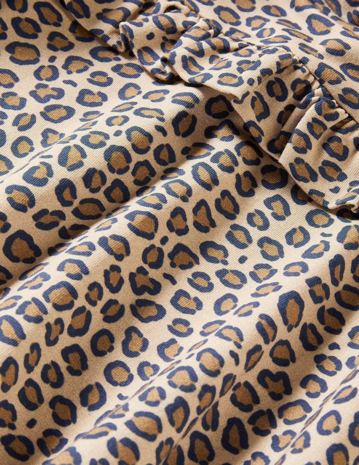 Roll Neck Midi Dress-Leopard - Image 3