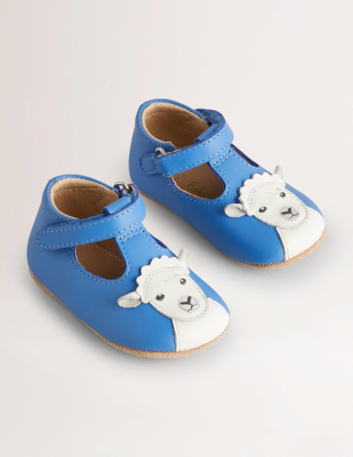 Babyschühchen aus Leder (B.Jungen)-Blau-2