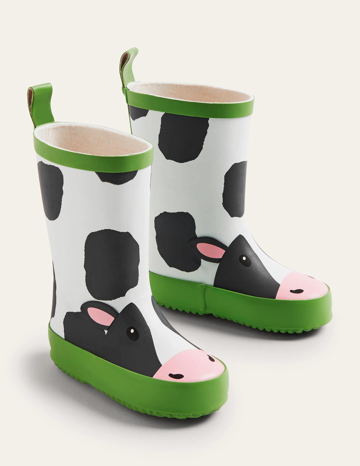 Wellies-Ivory/Black Cow-2