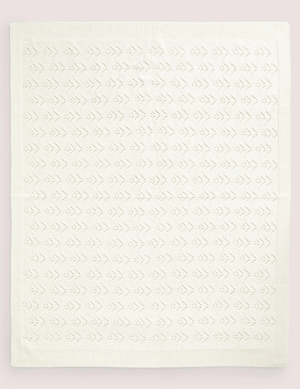 Knitted Blanket-Ivory-2
