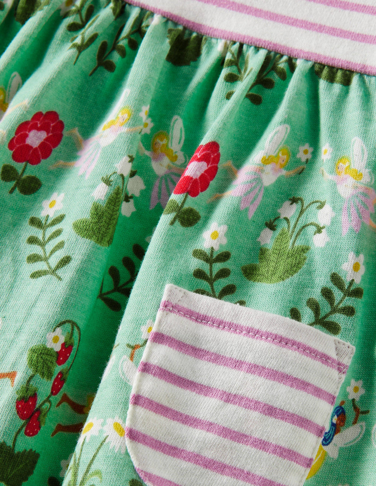 Robe à motif pêle-mêle-Fées des fleurs fontaine - Image 3