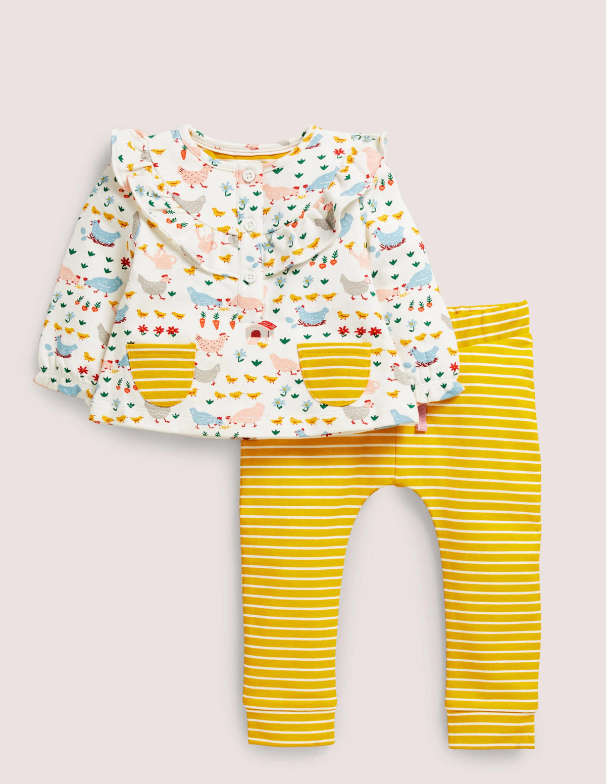 Jersey Ruffle Playset-Ivory Hen House - Image 1