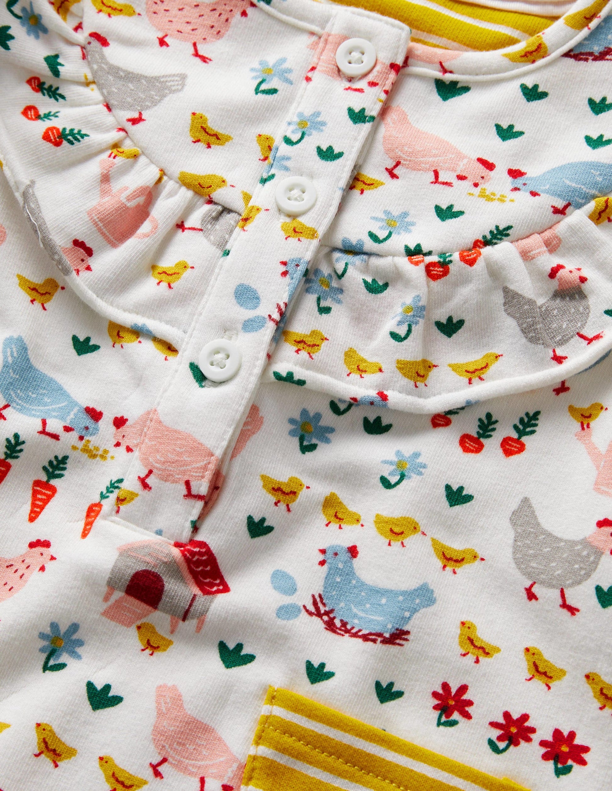 Jersey Ruffle Playset-Ivory Hen House-3