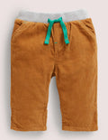 Cordhose mit Jerseyfutter-Karamellbonbonbraun