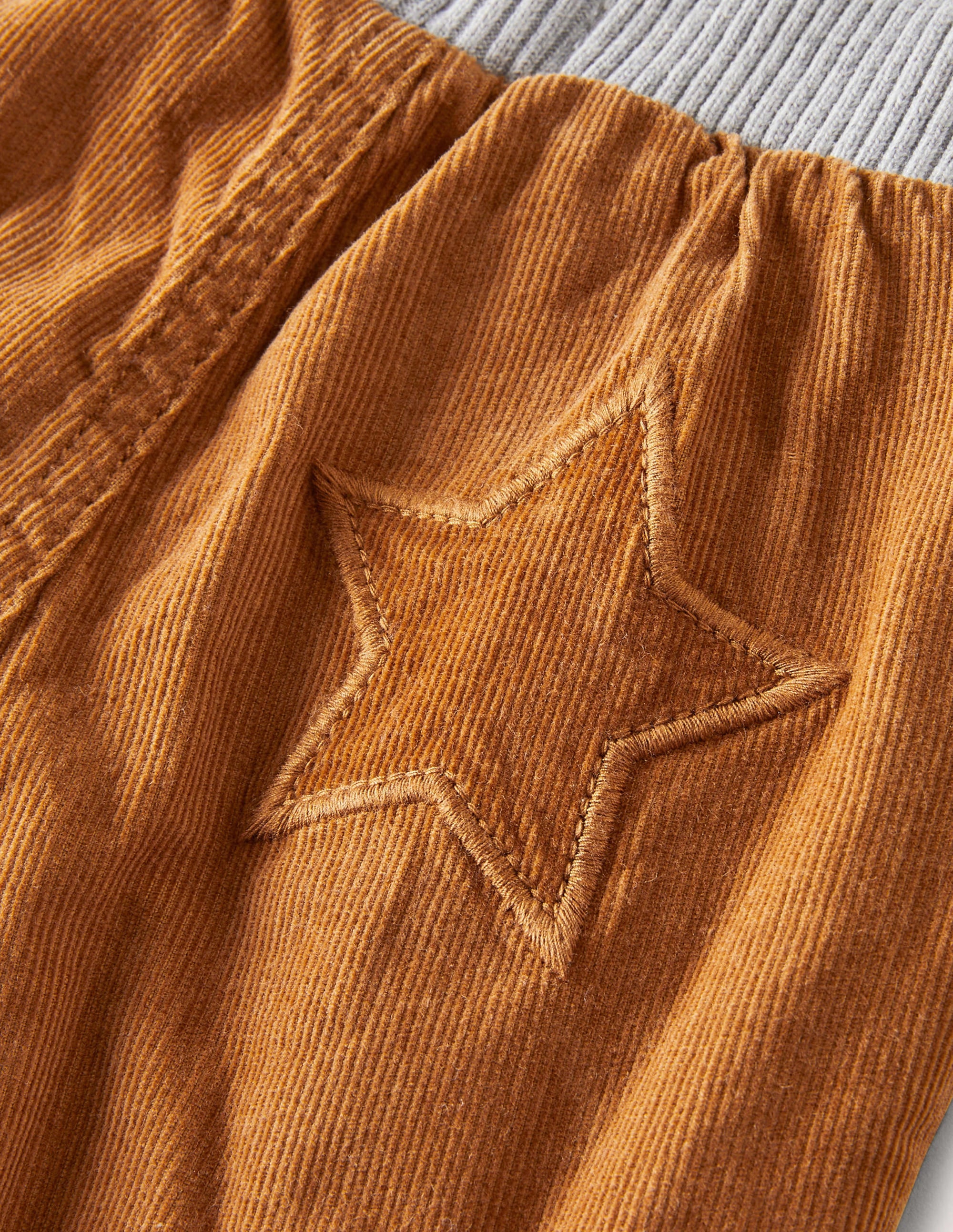 Cordhose mit Jerseyfutter-Karamellbonbonbraun - Image 3