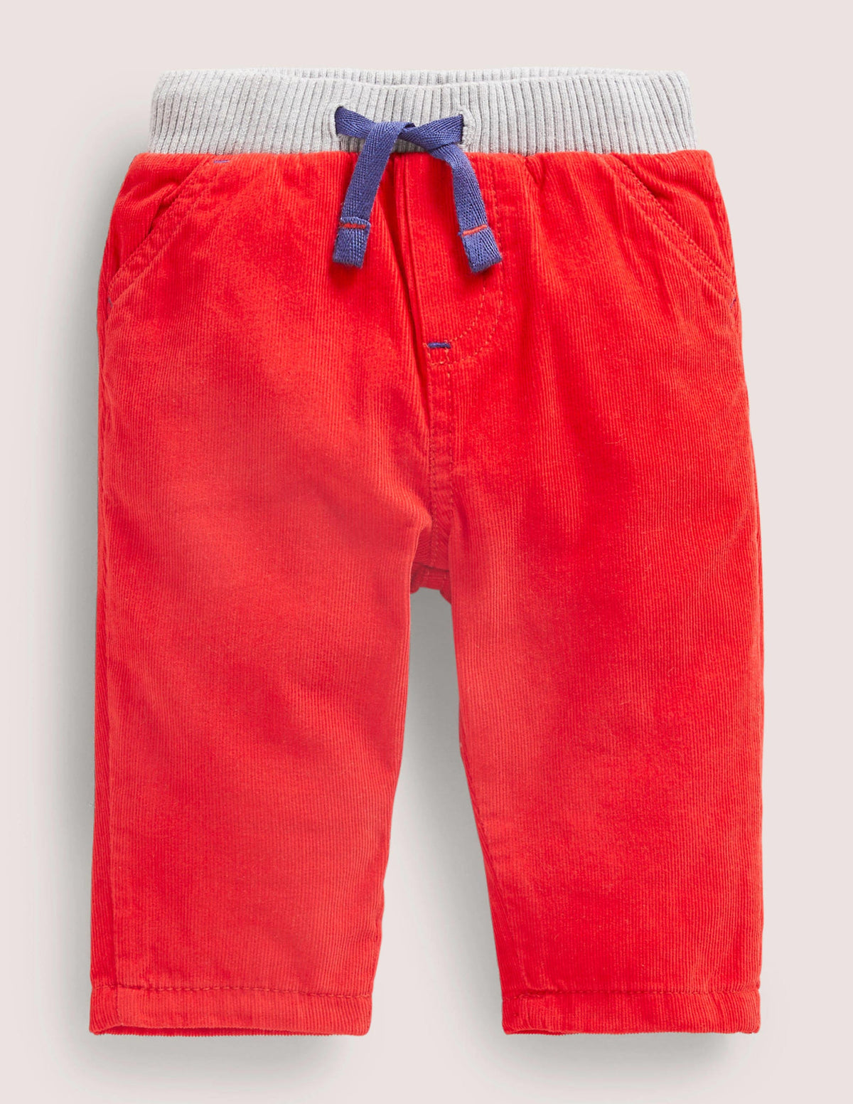 Cordhose mit Jerseyfutter-Feuerrot - Image 1