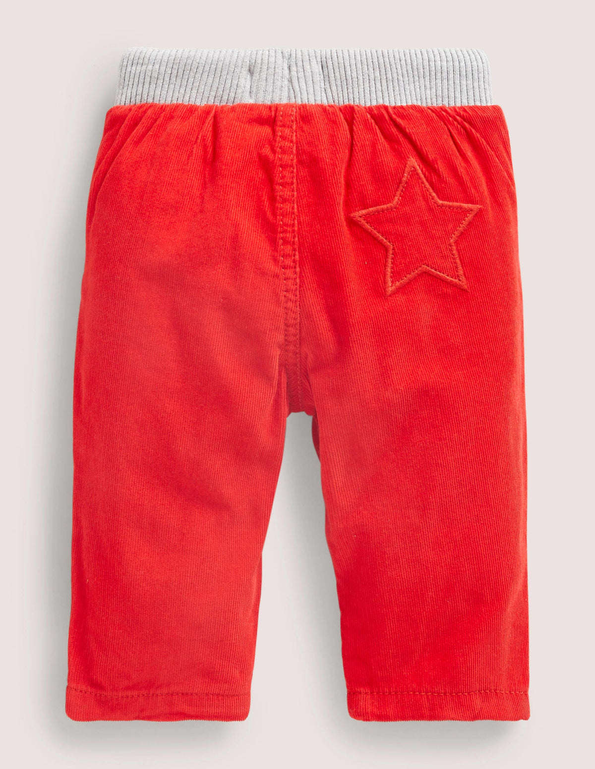 Cordhose mit Jerseyfutter-Feuerrot - Image 2