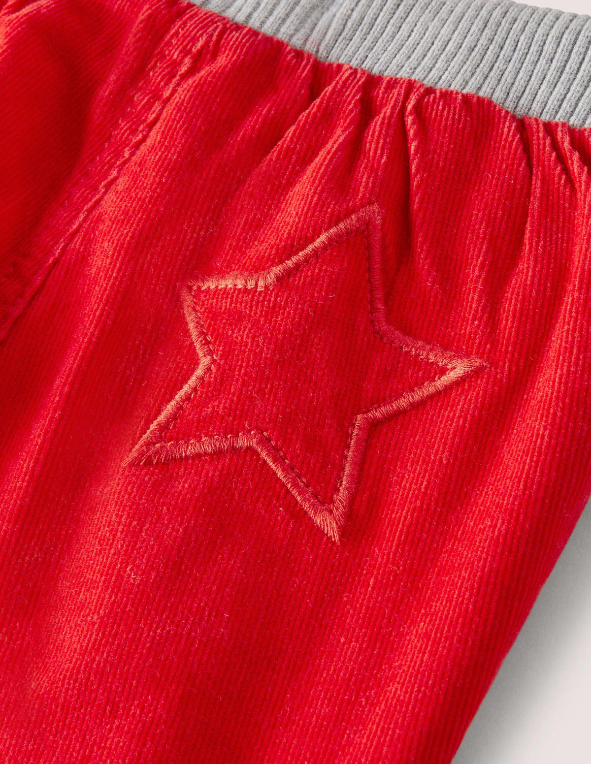 Cordhose mit Jerseyfutter-Feuerrot-3