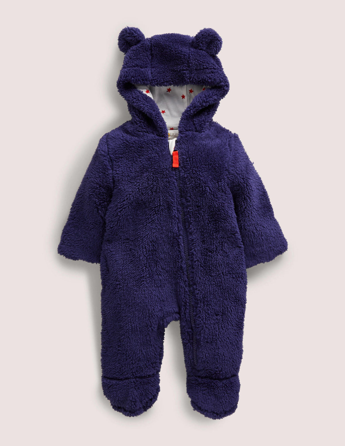Cosy Bear Pram Suit-Starboard Blue - Image 1