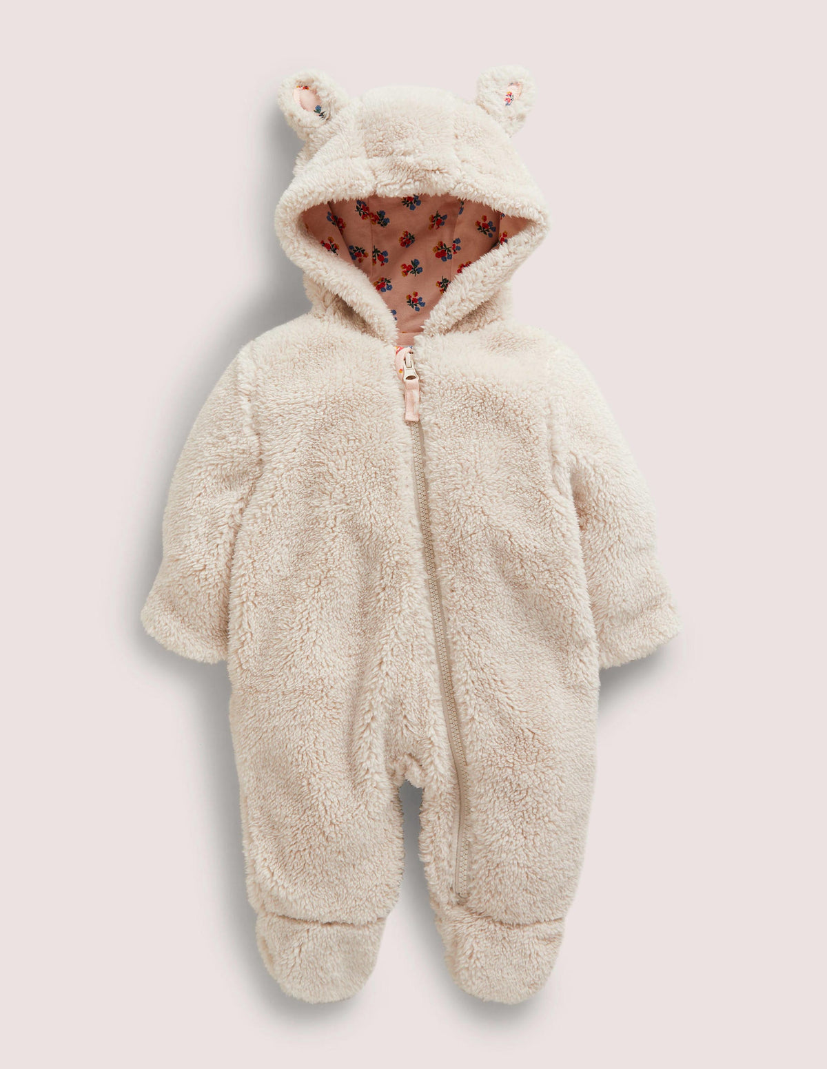 Combinaison lapin cosy en borg-Couleur naturelle-1