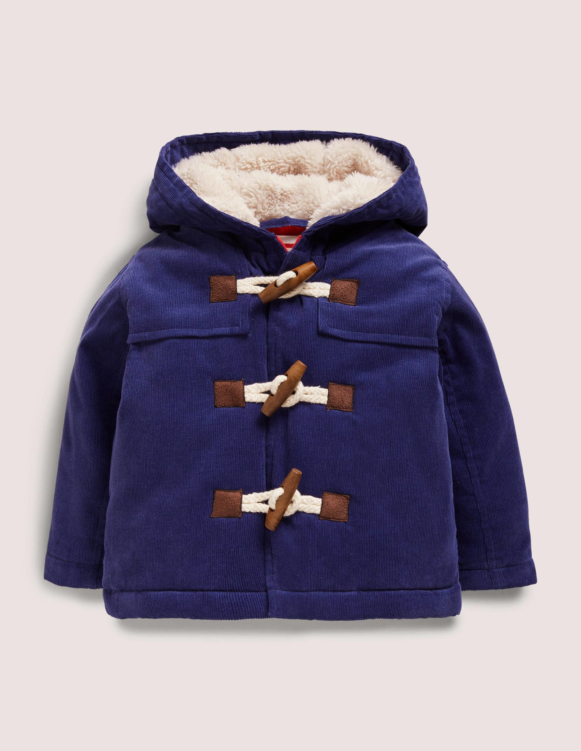 Dufflecoat aus Cord-Segelblau - Image 1
