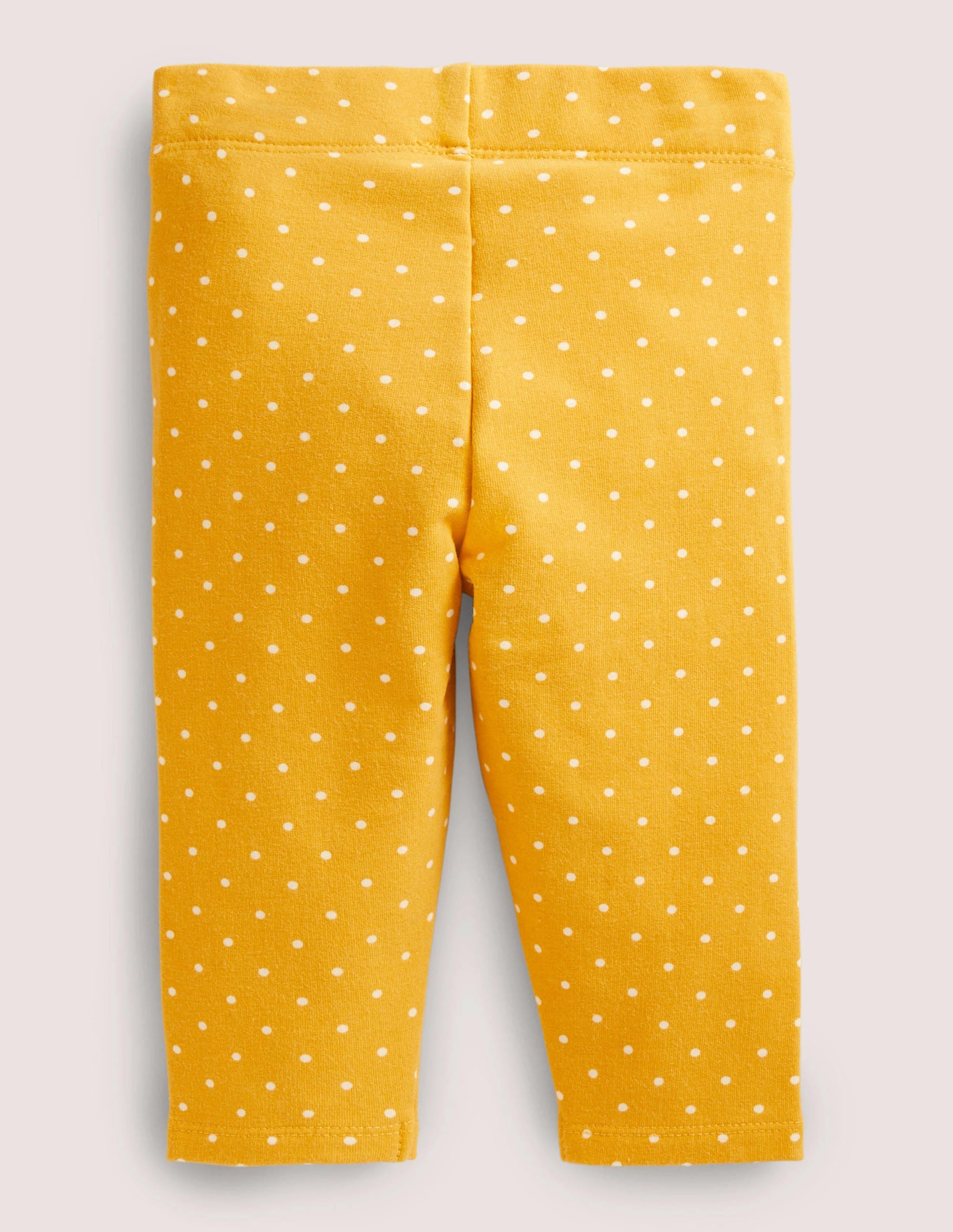 Bequeme Leggings-Honiggelb, Pünktchen - Image 2