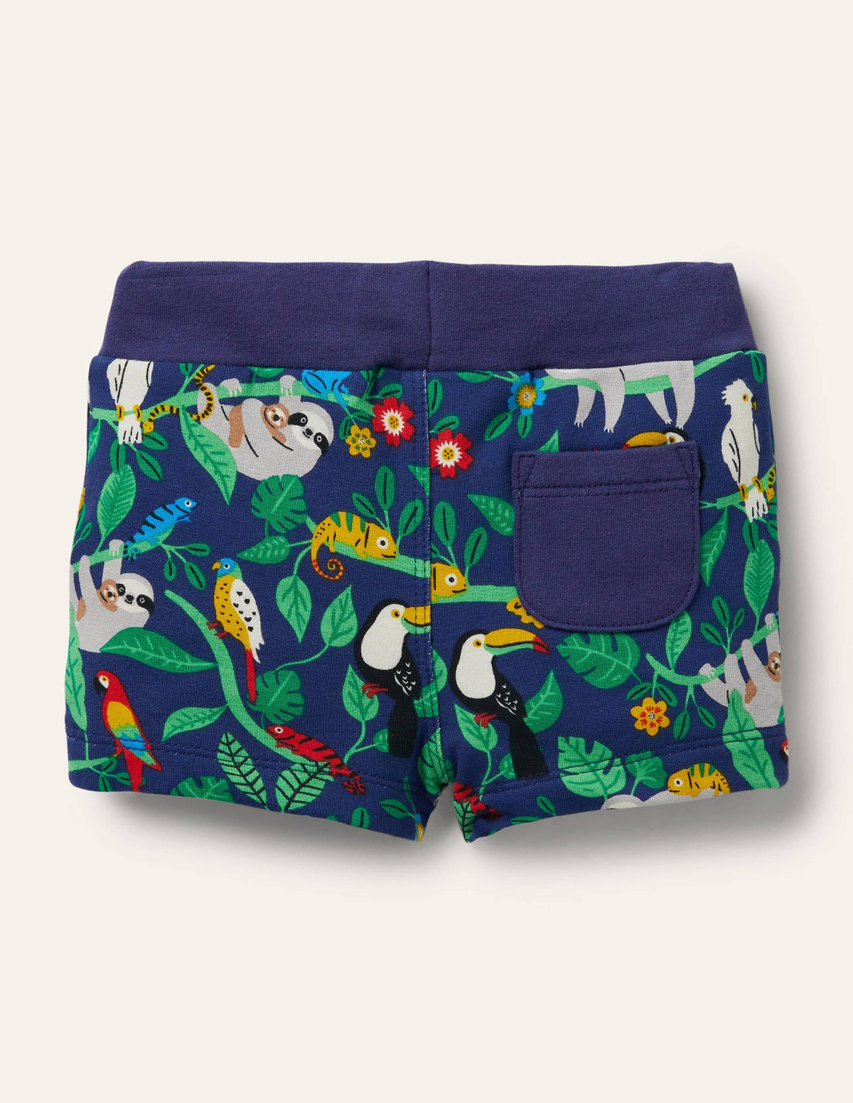 Jerseyshorts-Segelblau, Faultiere-2