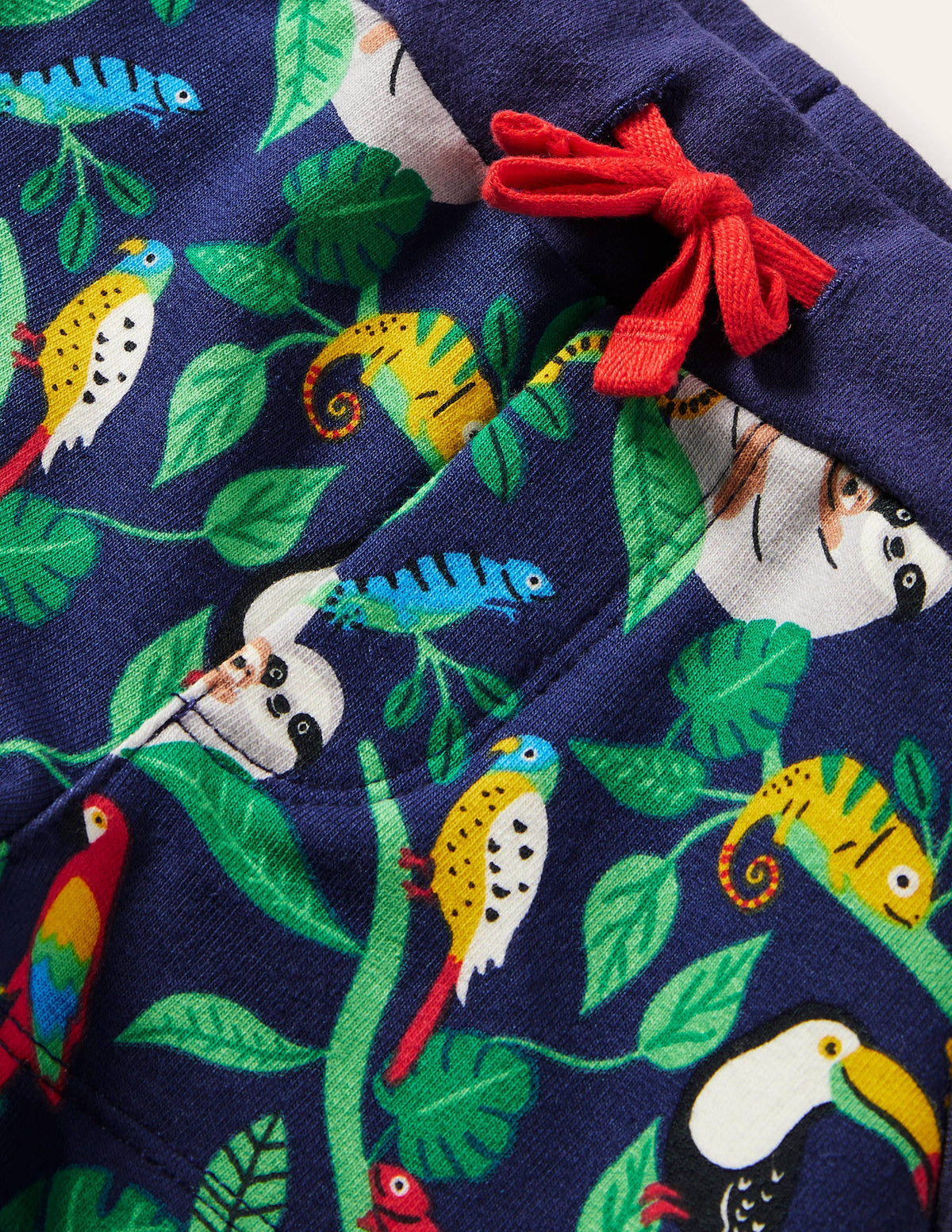 Jerseyshorts-Segelblau, Faultiere-3
