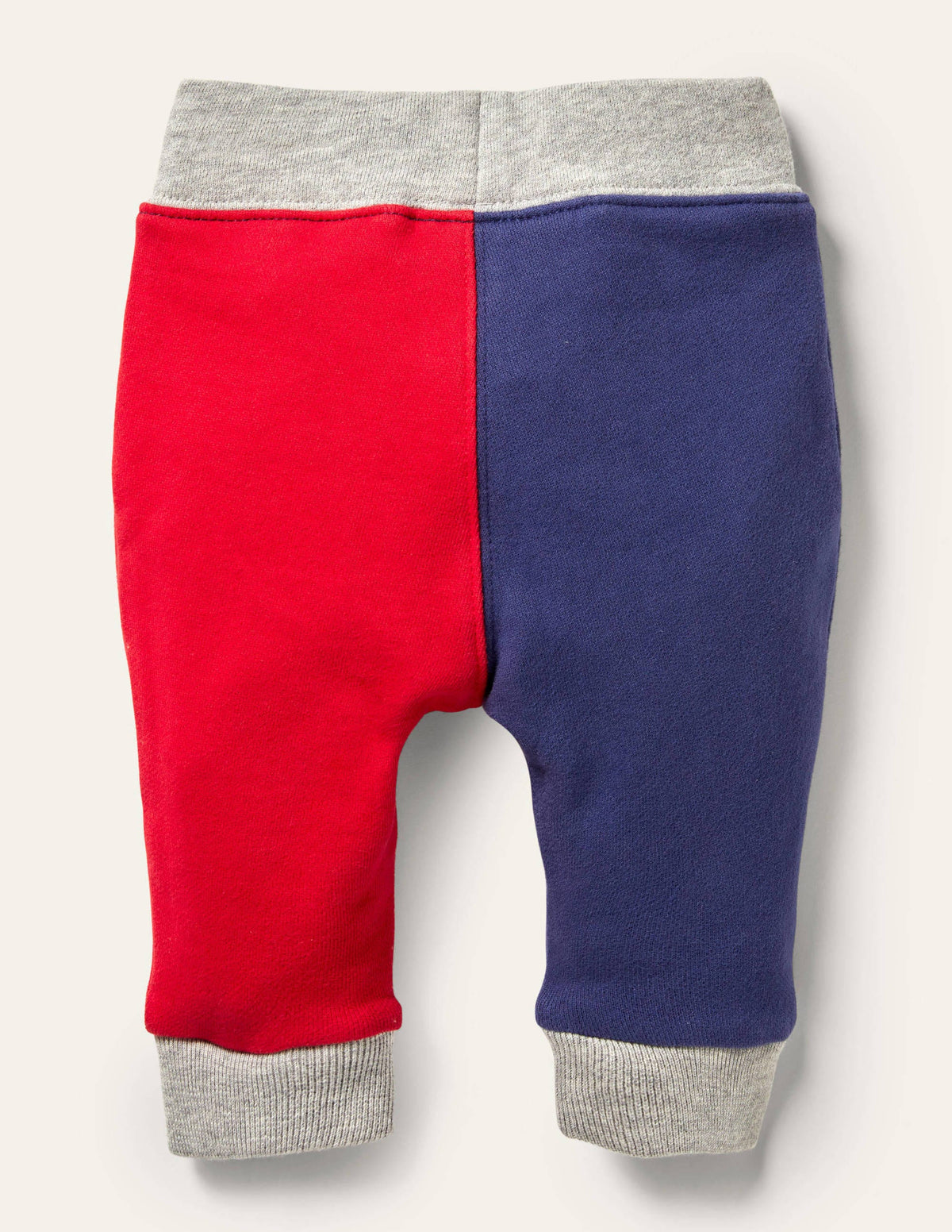 Jerseyhose mit Mustermix-Erdbeerrot/Segelblau-2