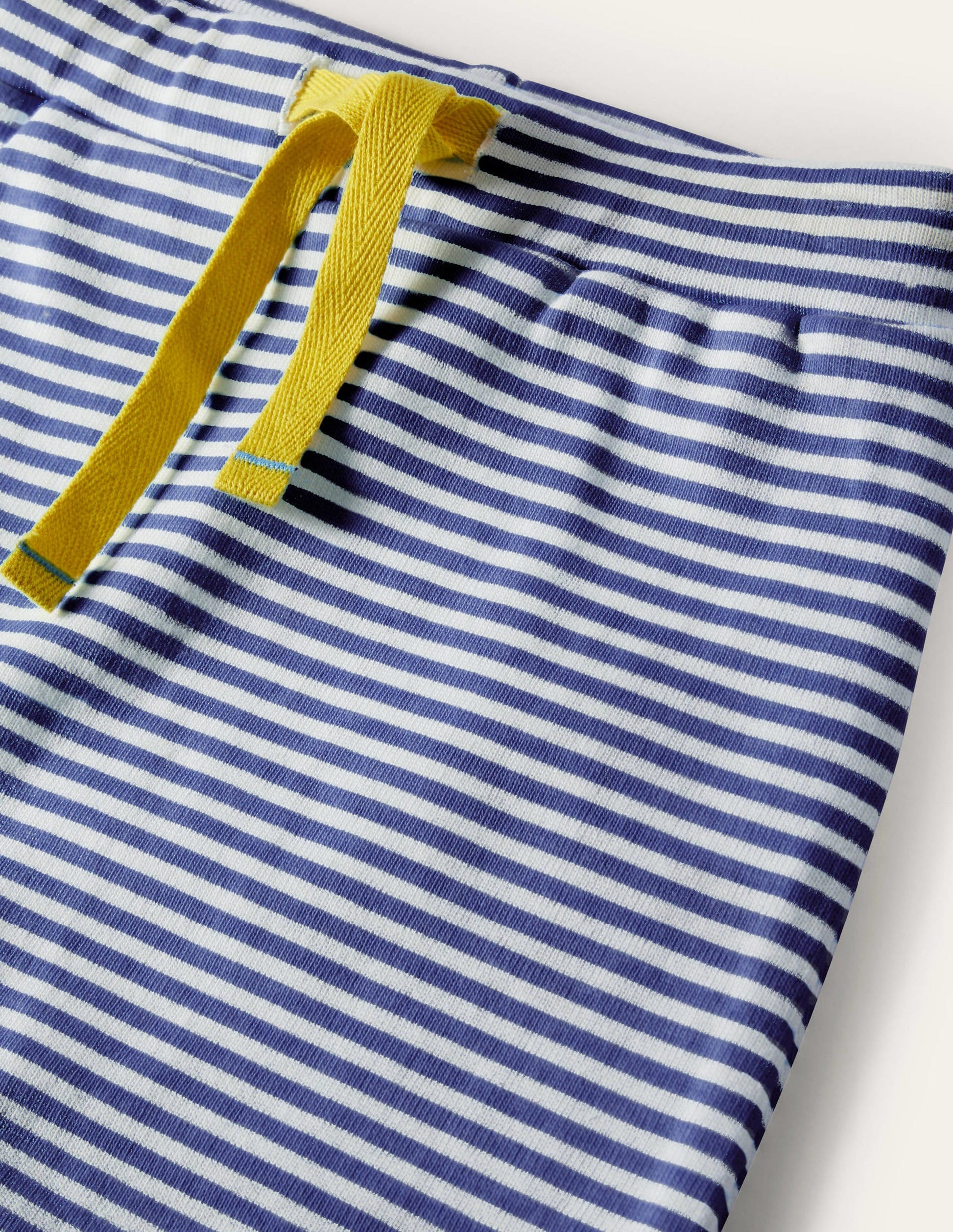 Pantalon bio GOTS pour nouveau-né-Ivoire/bleu tribord-3