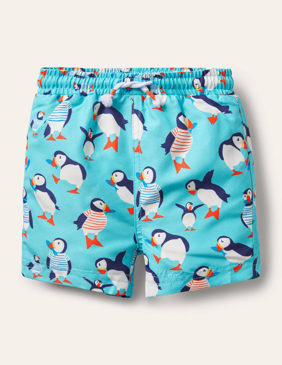 Swim Shorts-Multi Puffins - Image 1
