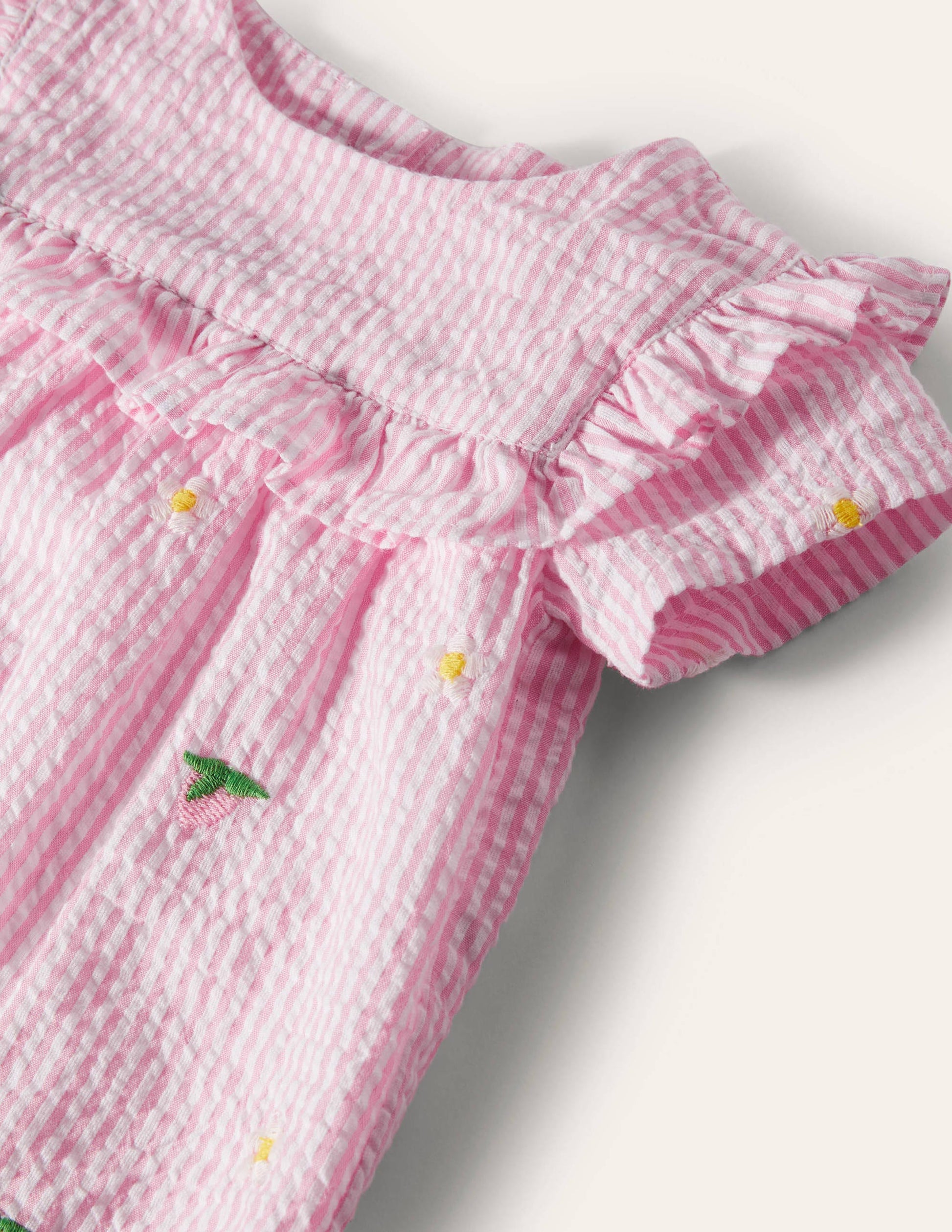 Set aus Weboberteil und Leggings-Strahlendes Marineblau, Erdbeeren-3
