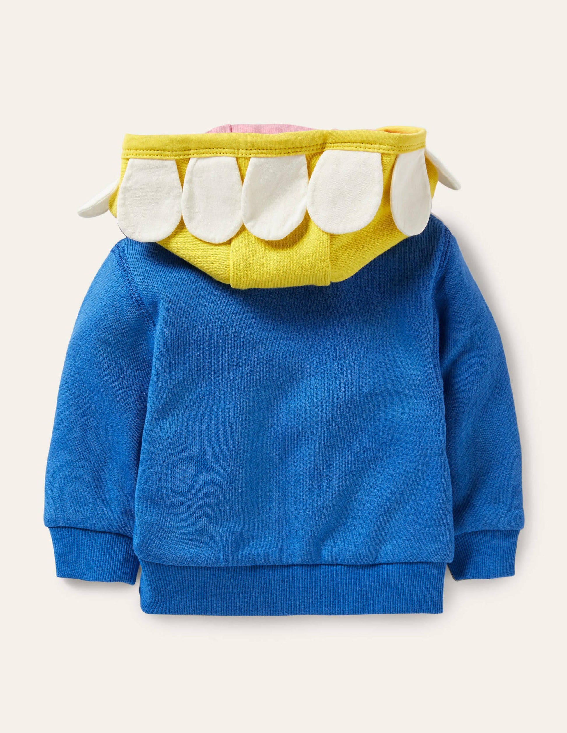 Kapuzenjacke mit Applikation-Blau, Blume-2