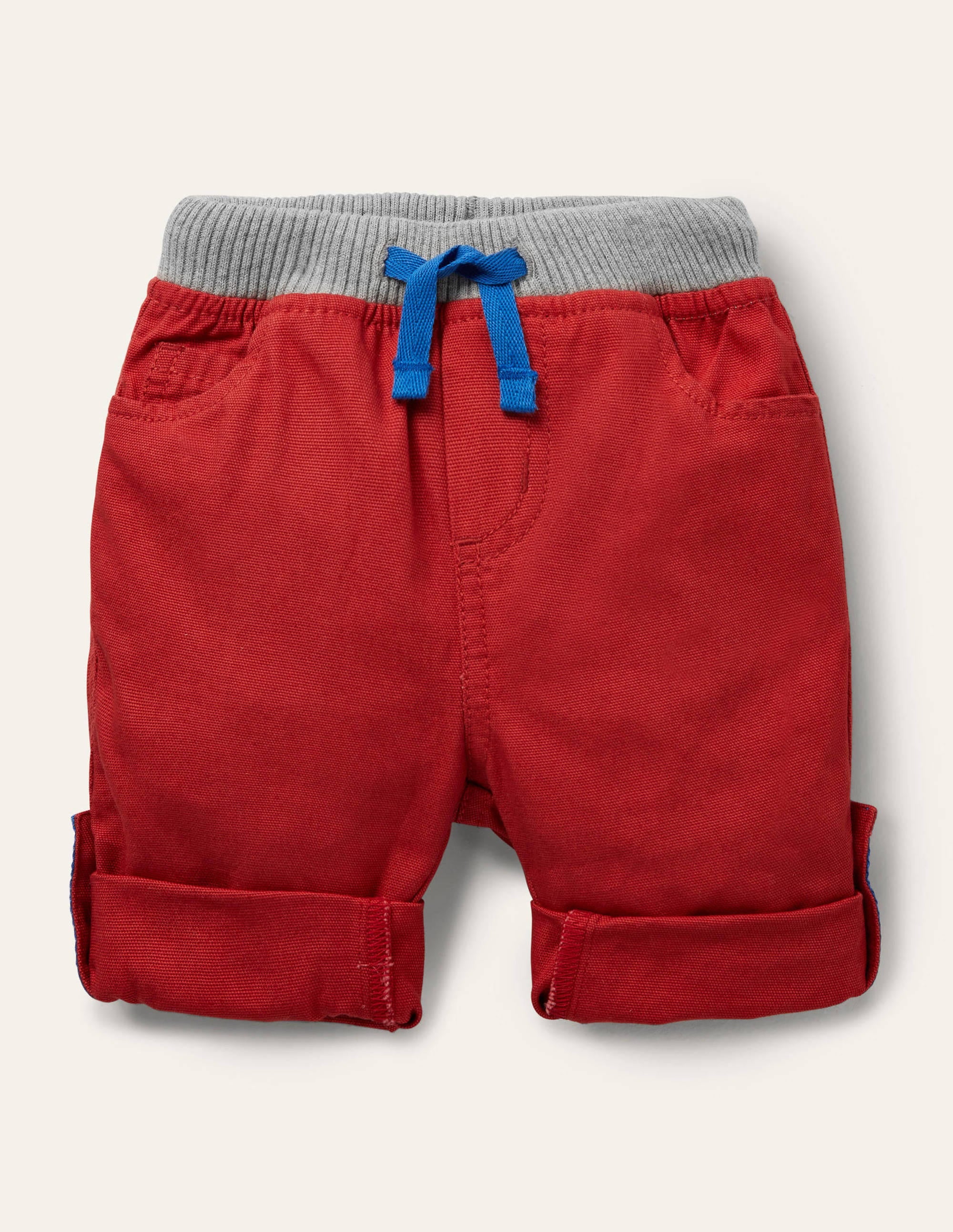 Hose zum Hochkrempeln-Rot - Image 1