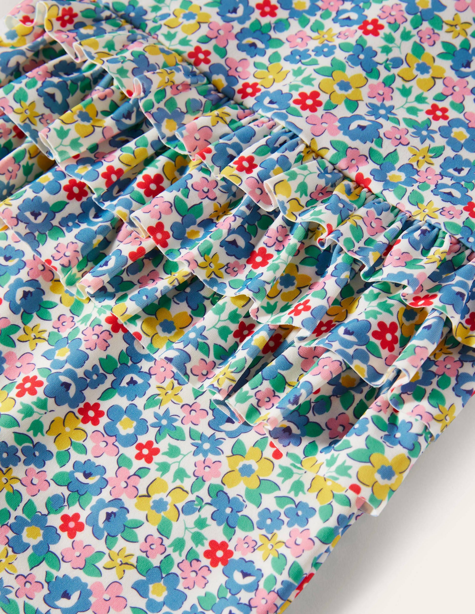Combinaison de surf volantée avec protection solaire-Motif Spring Floral multi-3