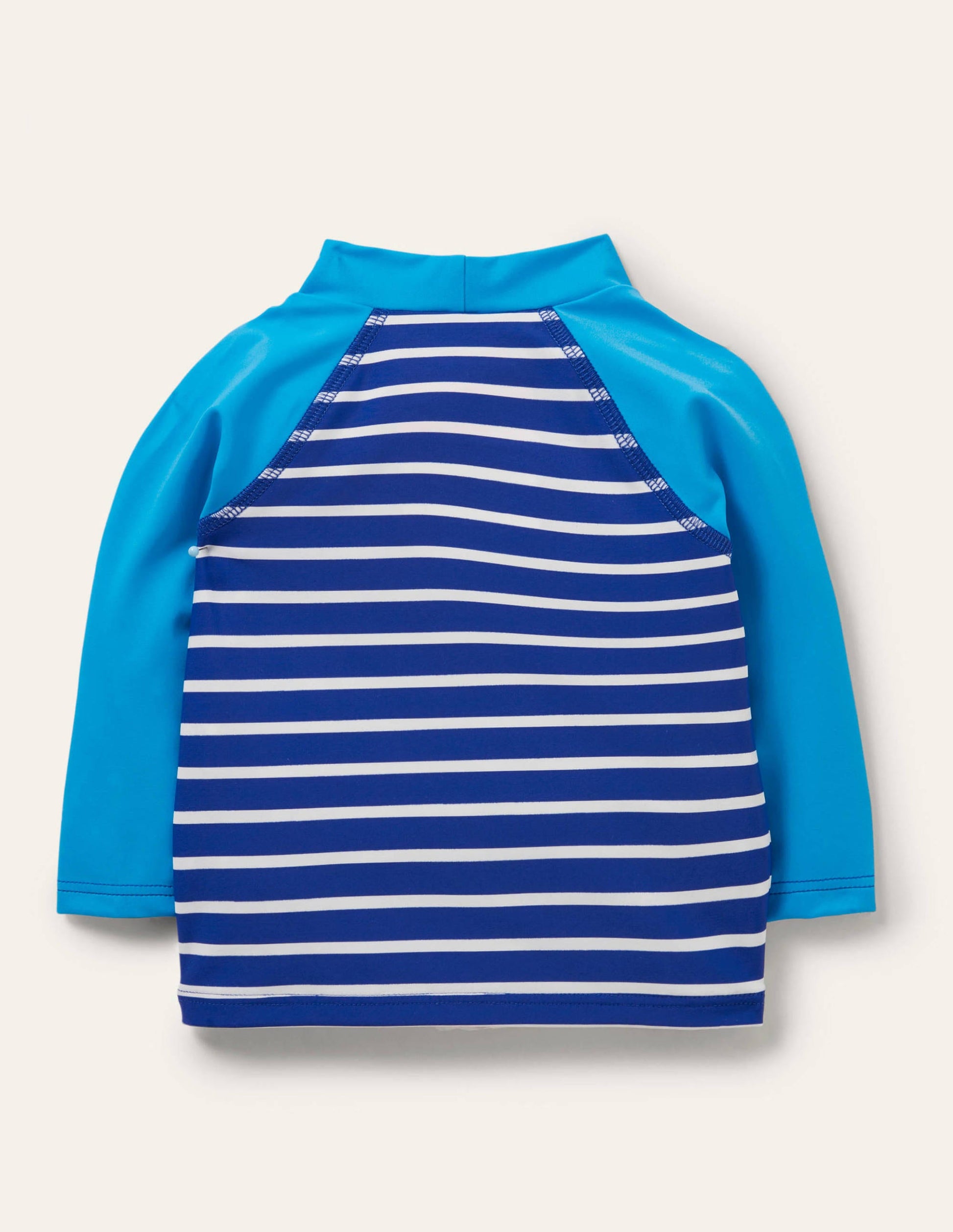 Badeshirt-Wellenblau, Meeresmotiv-2