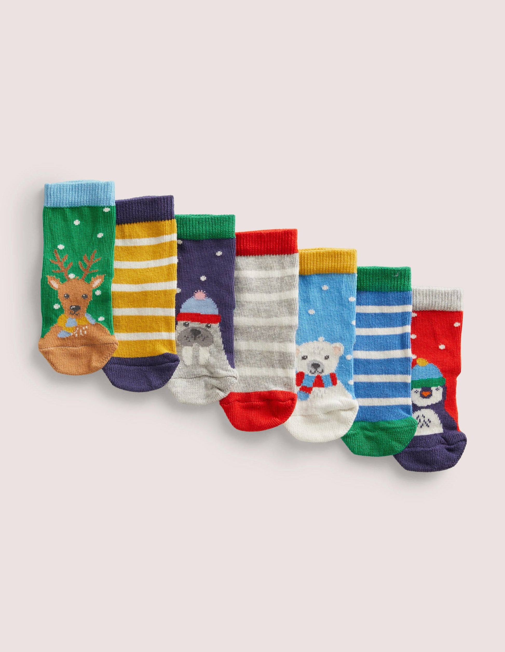 7 paires de chaussettes-Hiver multi-1