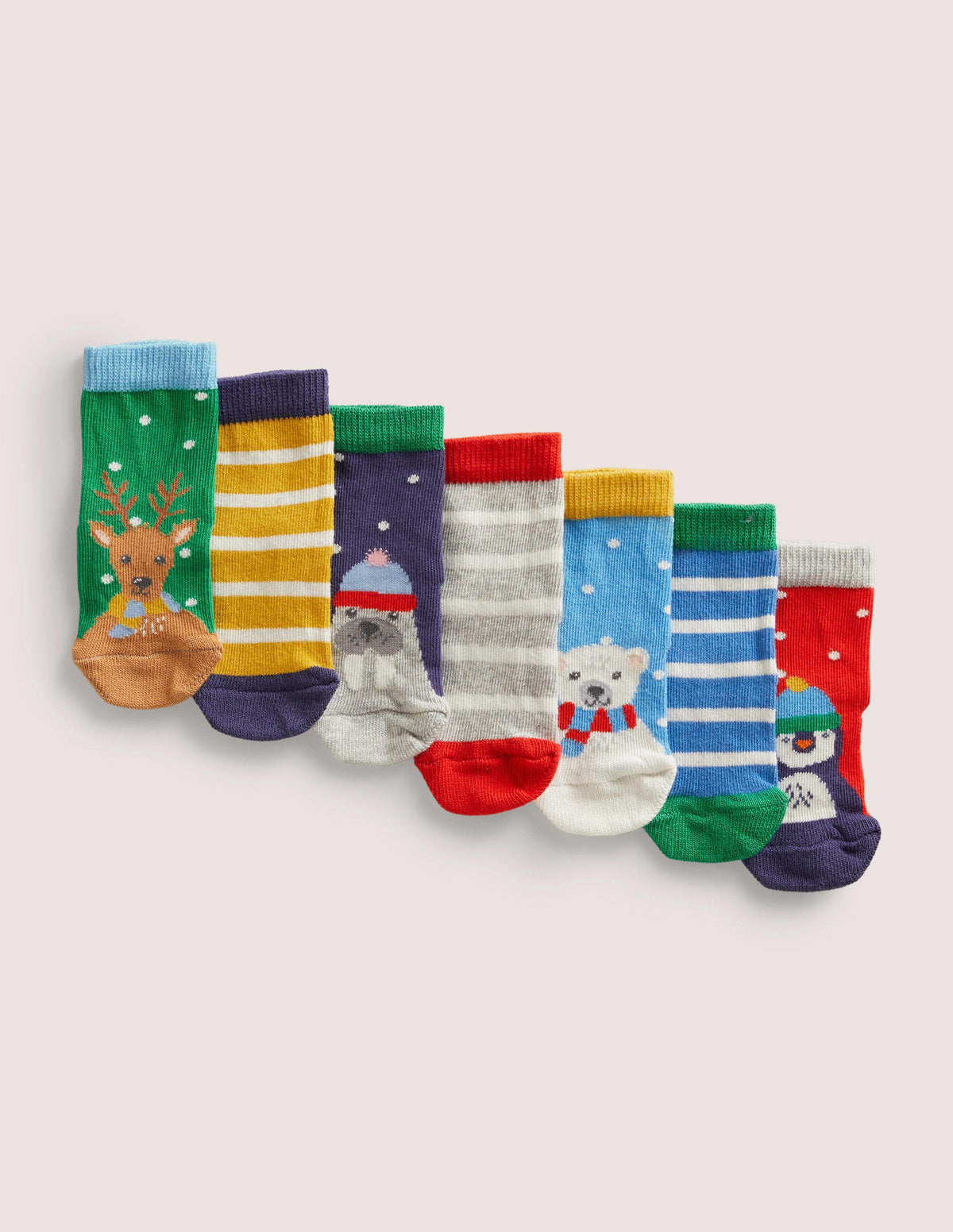 7 paires de chaussettes-Hiver multi - Image 1