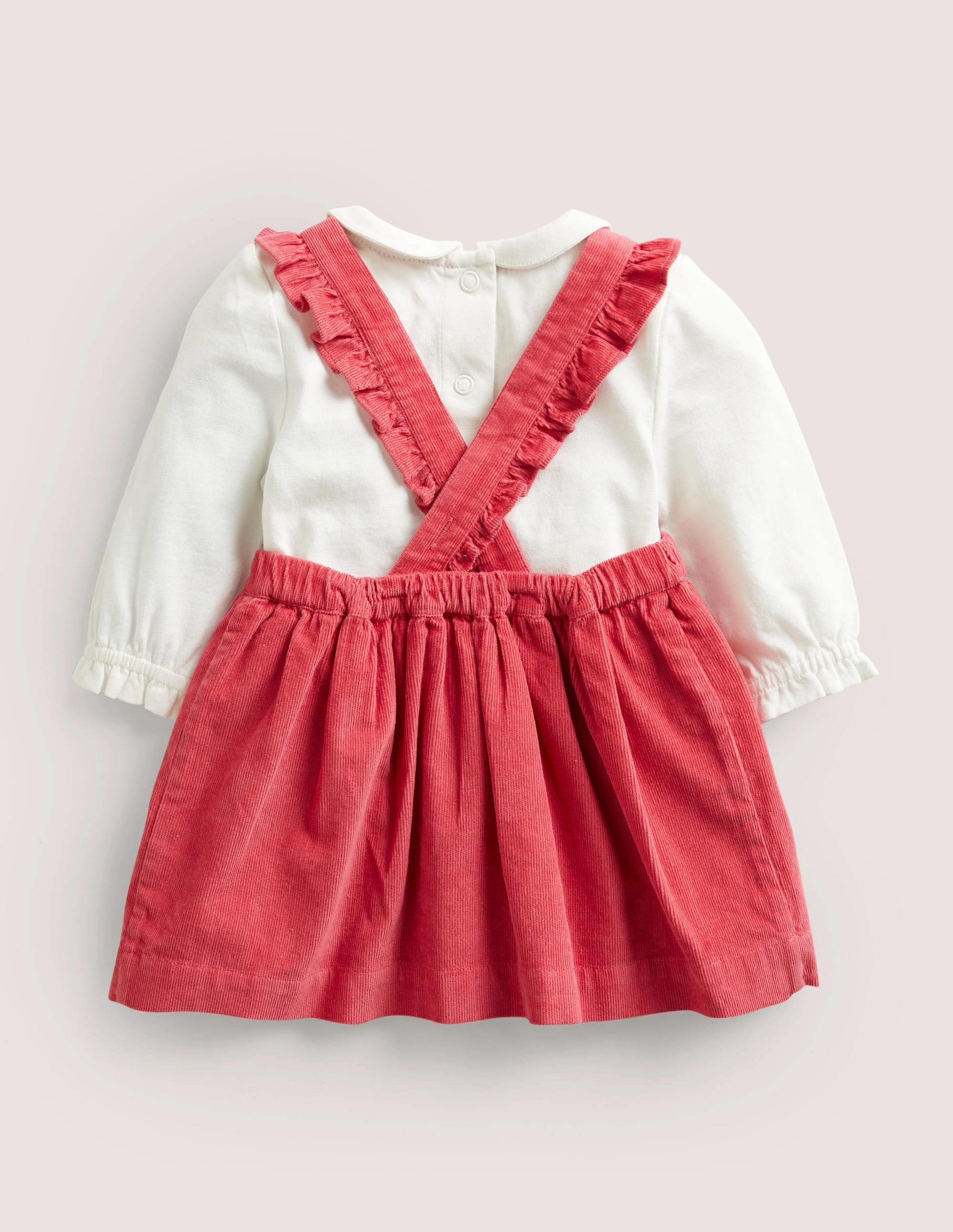 Cord Pinnie Set-Pink Embroidery - Image 2