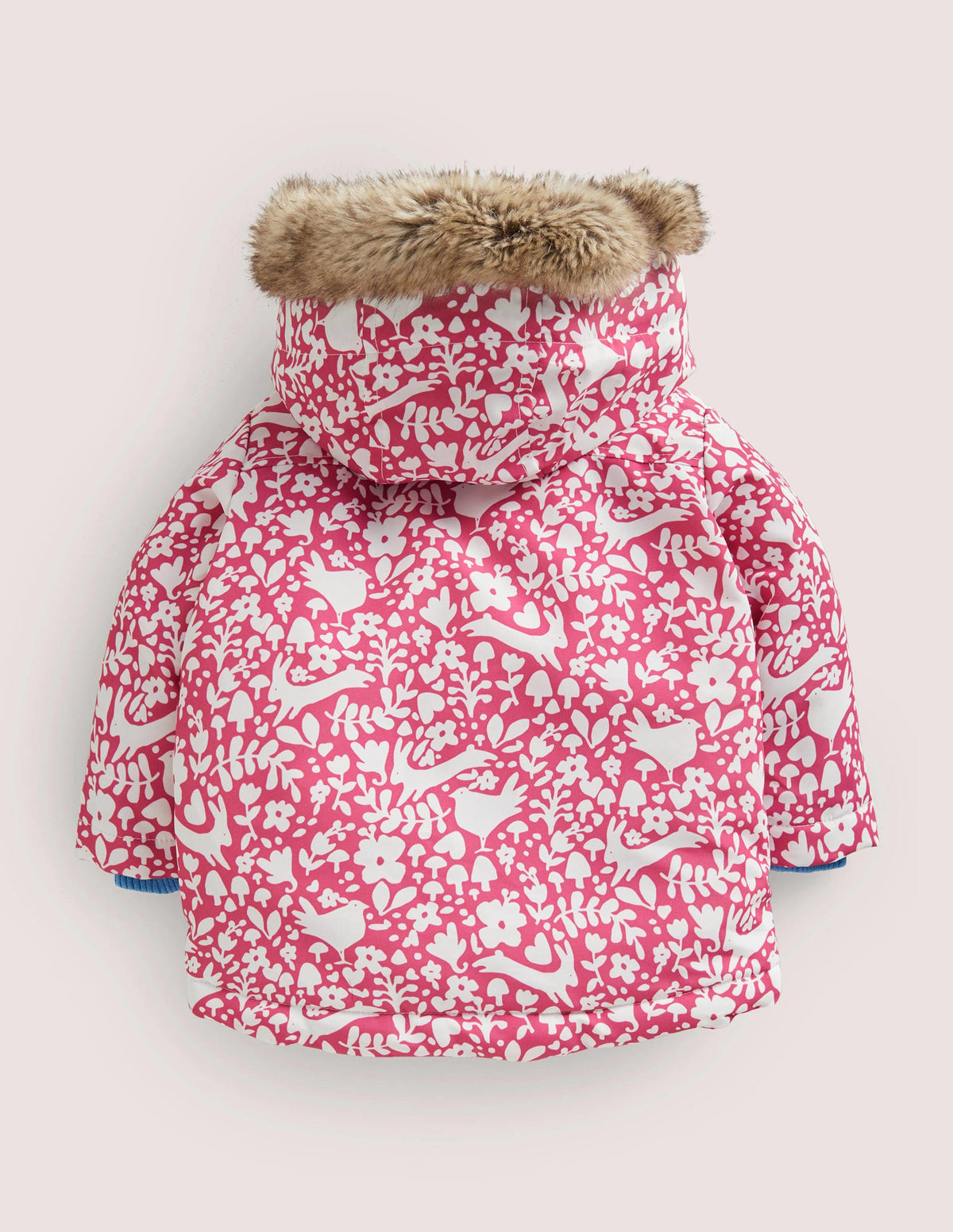 Pink Woodland 3-in-1 Hooded Coat-Bonbonrosa, Waldmotiv-2