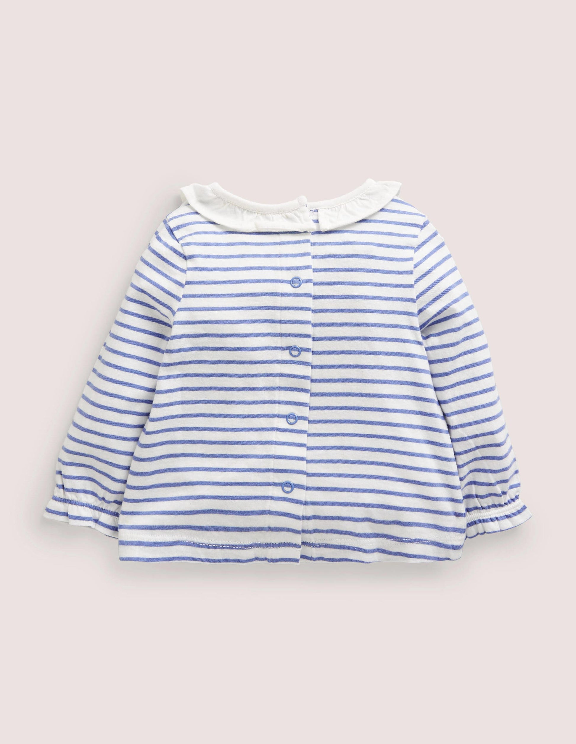 Pumpkin Stripe Lift-the-Flap Halloween Top-Blau/Orange, Kürbis-2