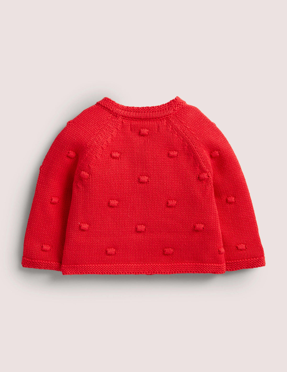 Bequemer Cardigan mit Bommeln-Rockabilly-Rot-2