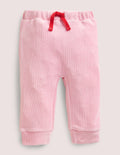 Legging en velours côtelé de jersey-Rose camée