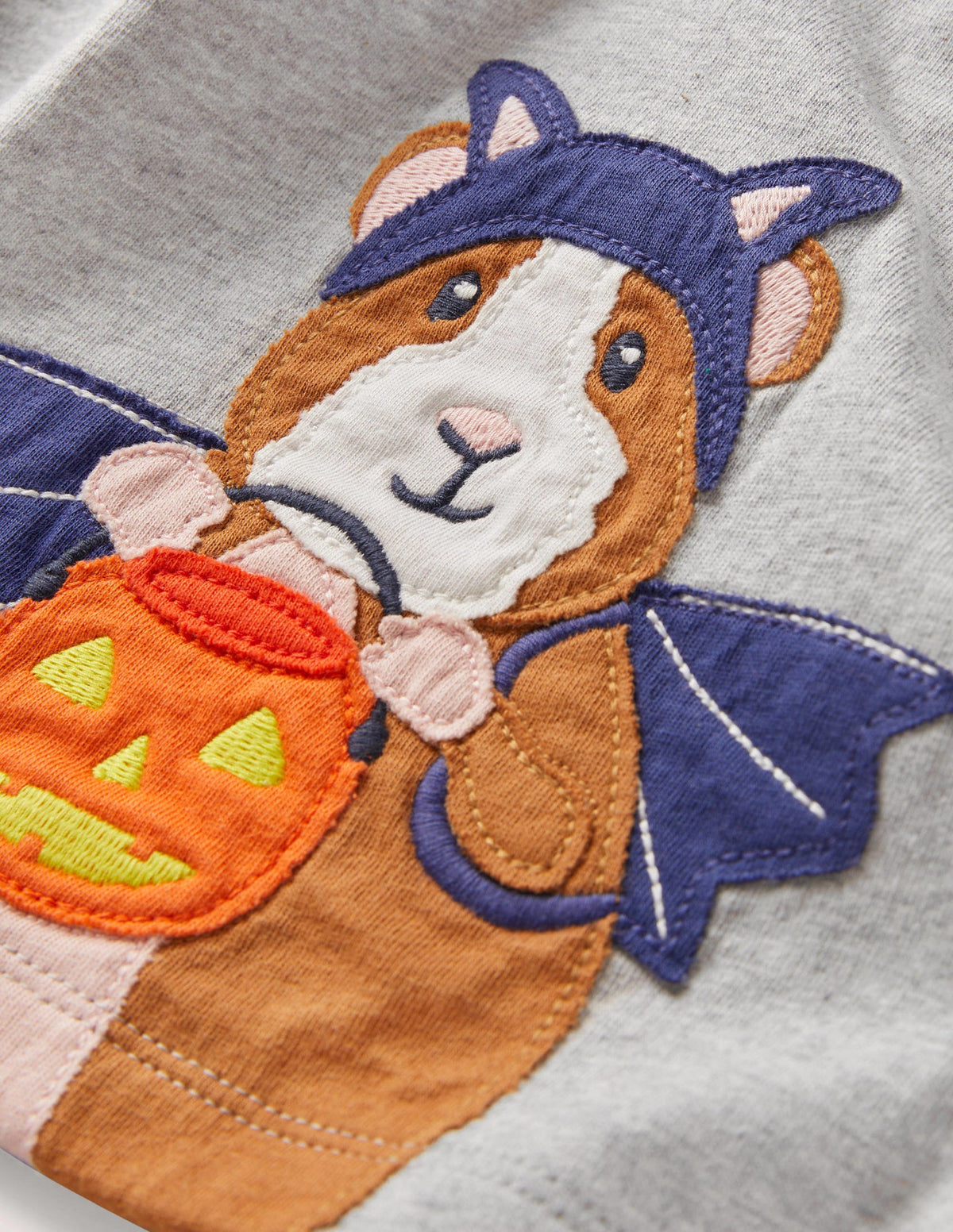 T-shirt d'Halloween-Cochons d'Inde d'Halloween gris-3
