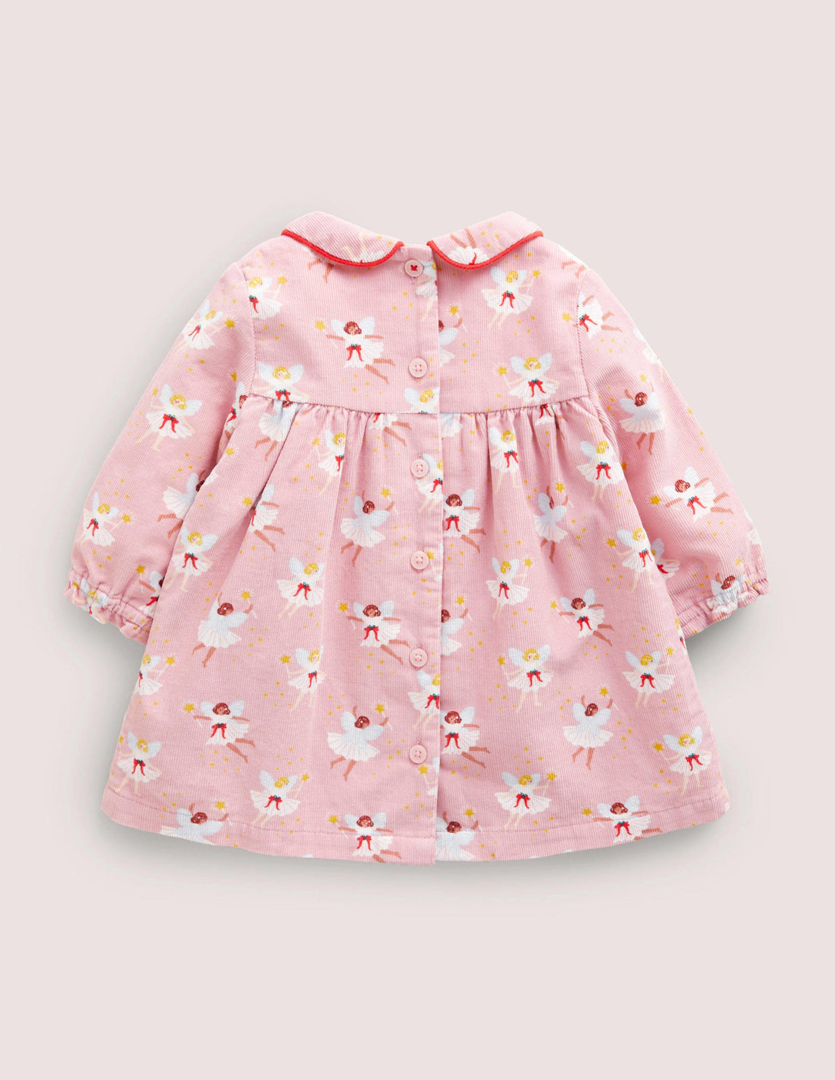 Robe tissée avec col-Fées rose boto - Image 2