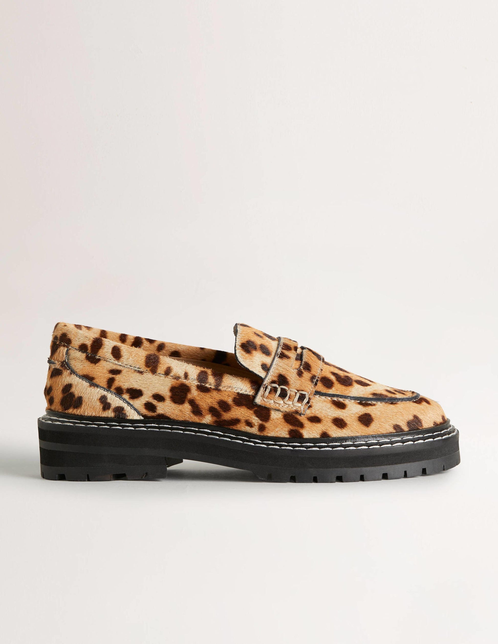 Loafer mit breiter Sohle-Leopardenmuster-2