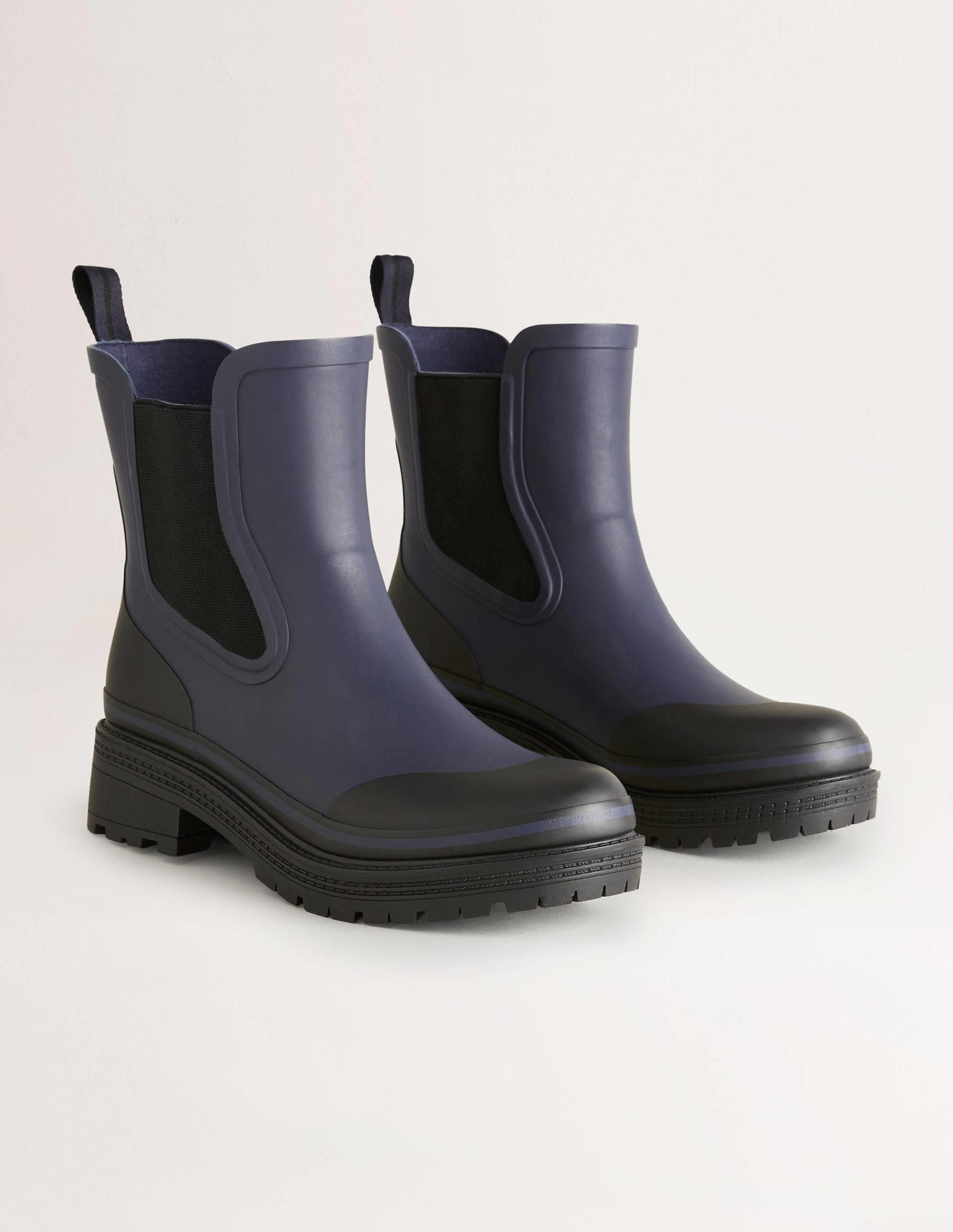 Chelsea Gummistiefel-Marineblau-2