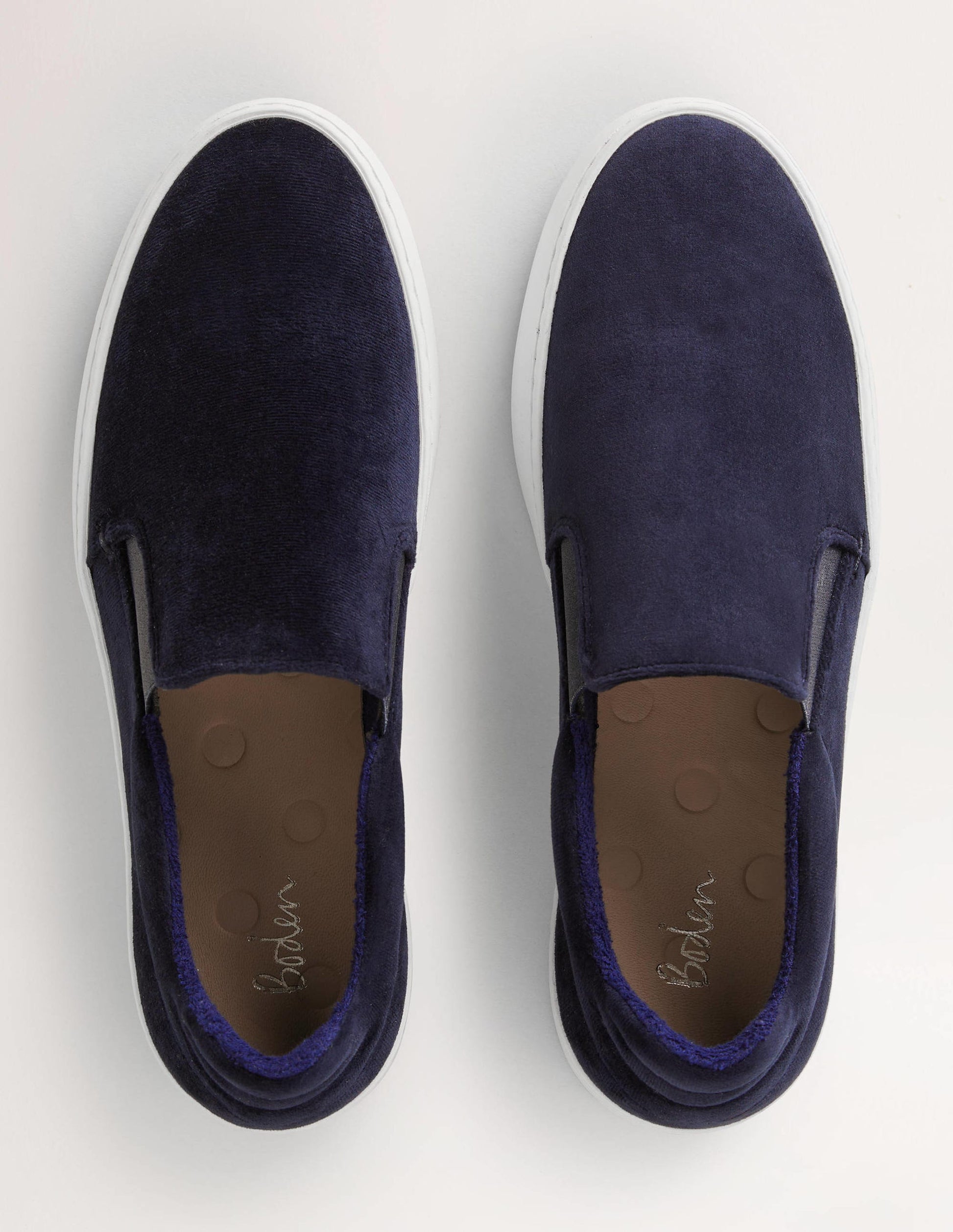 Baskets sans lacets-Bleu marine-5