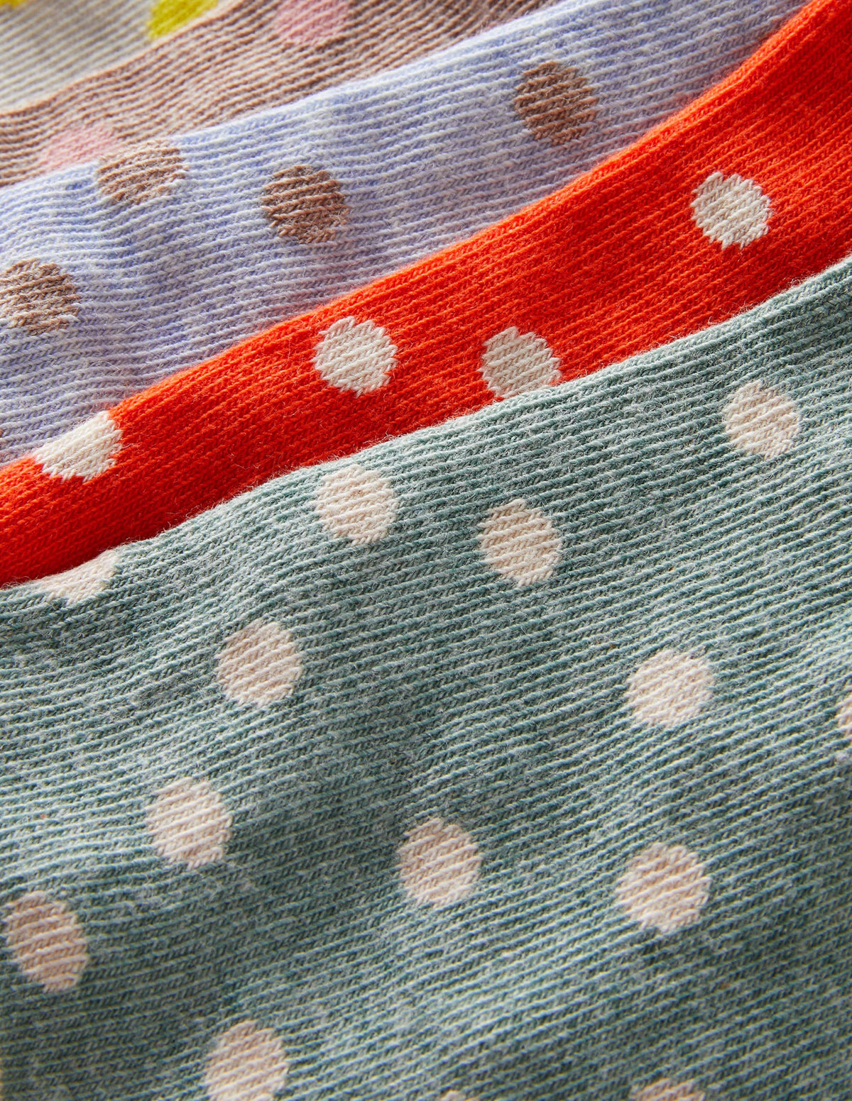 5 Pack Trainer Socks-Multi Delicate Spot-2