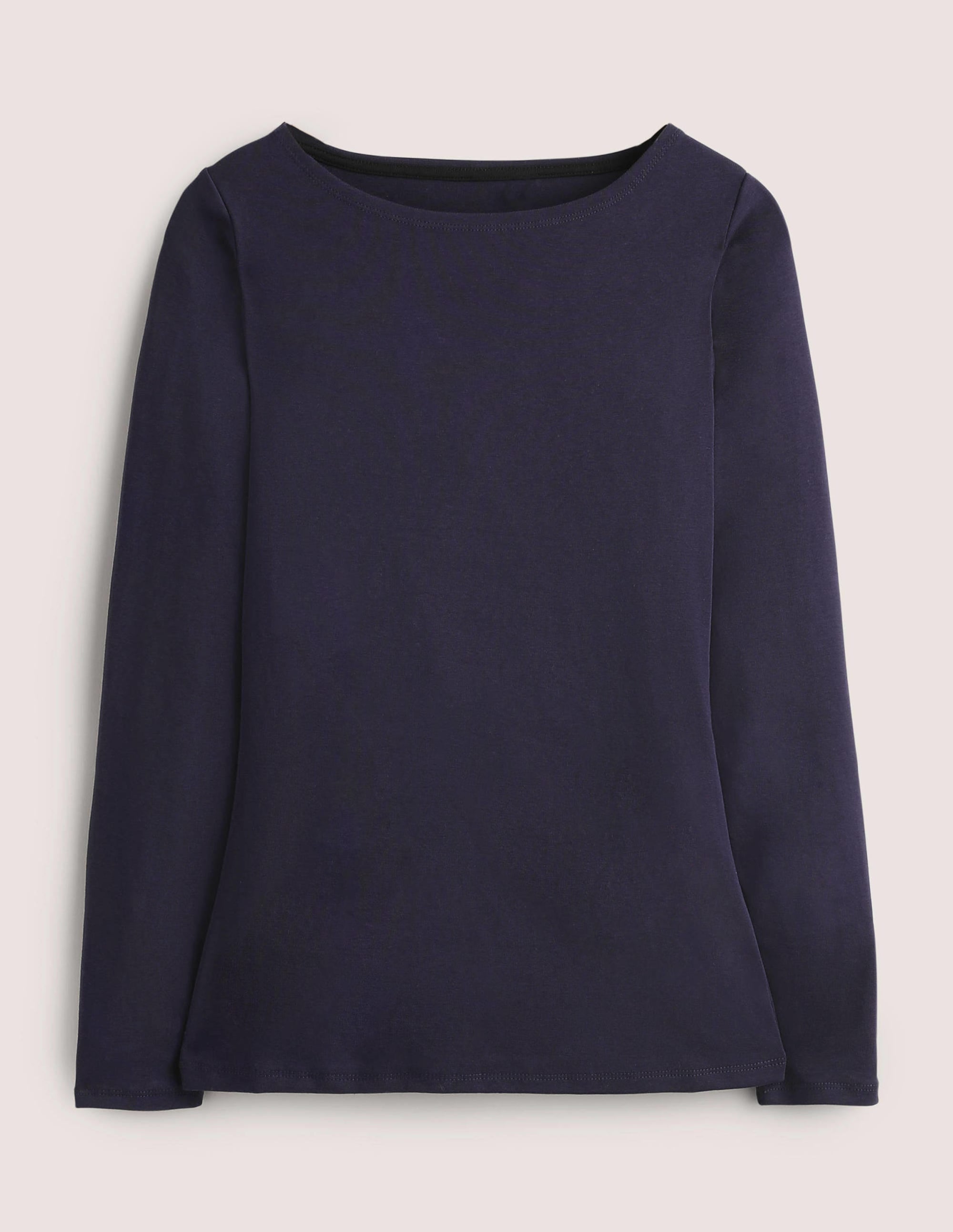Essential Boatneck Top-Navy - Image 5