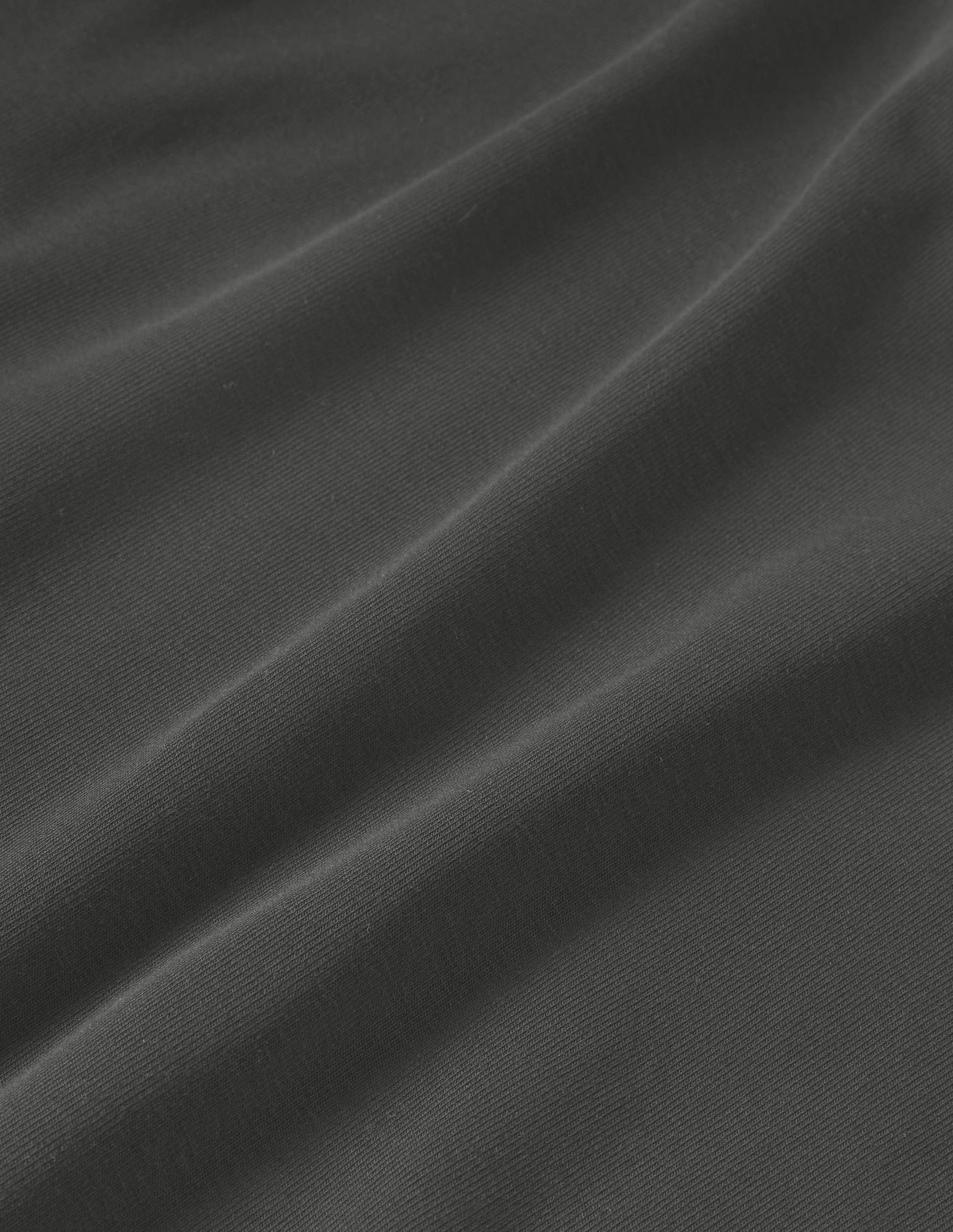 Kurzärmeliges Basic-T-Shirt-Schwarz-6
