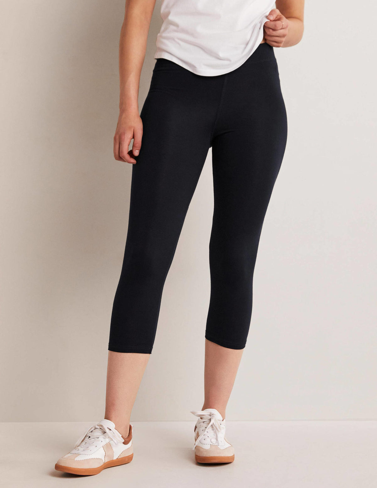 7/8-Jerseyleggings mit hoher Taille-Marineblau - Image 8