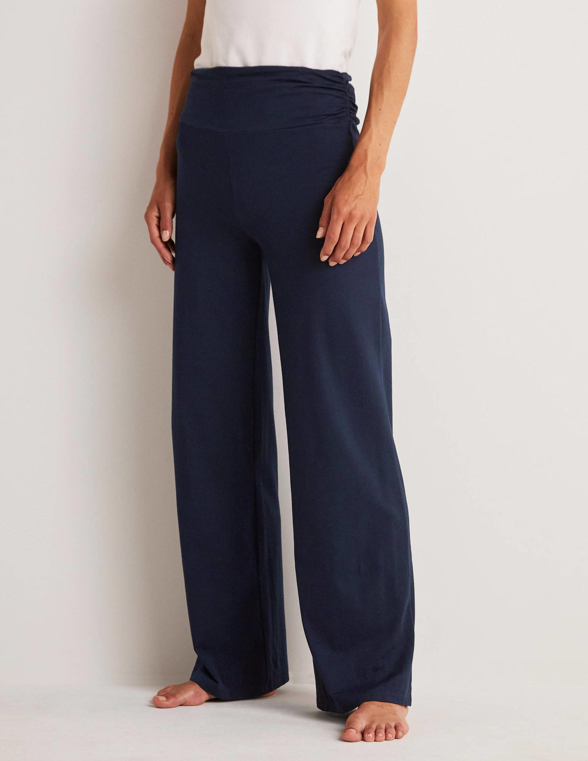 Jerseyhose mit weitem Bein-Marineblau - Image 8