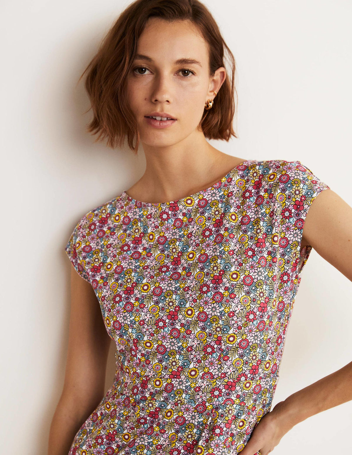 Florrie Jerseykleid-Bunt, Blütengarten-4