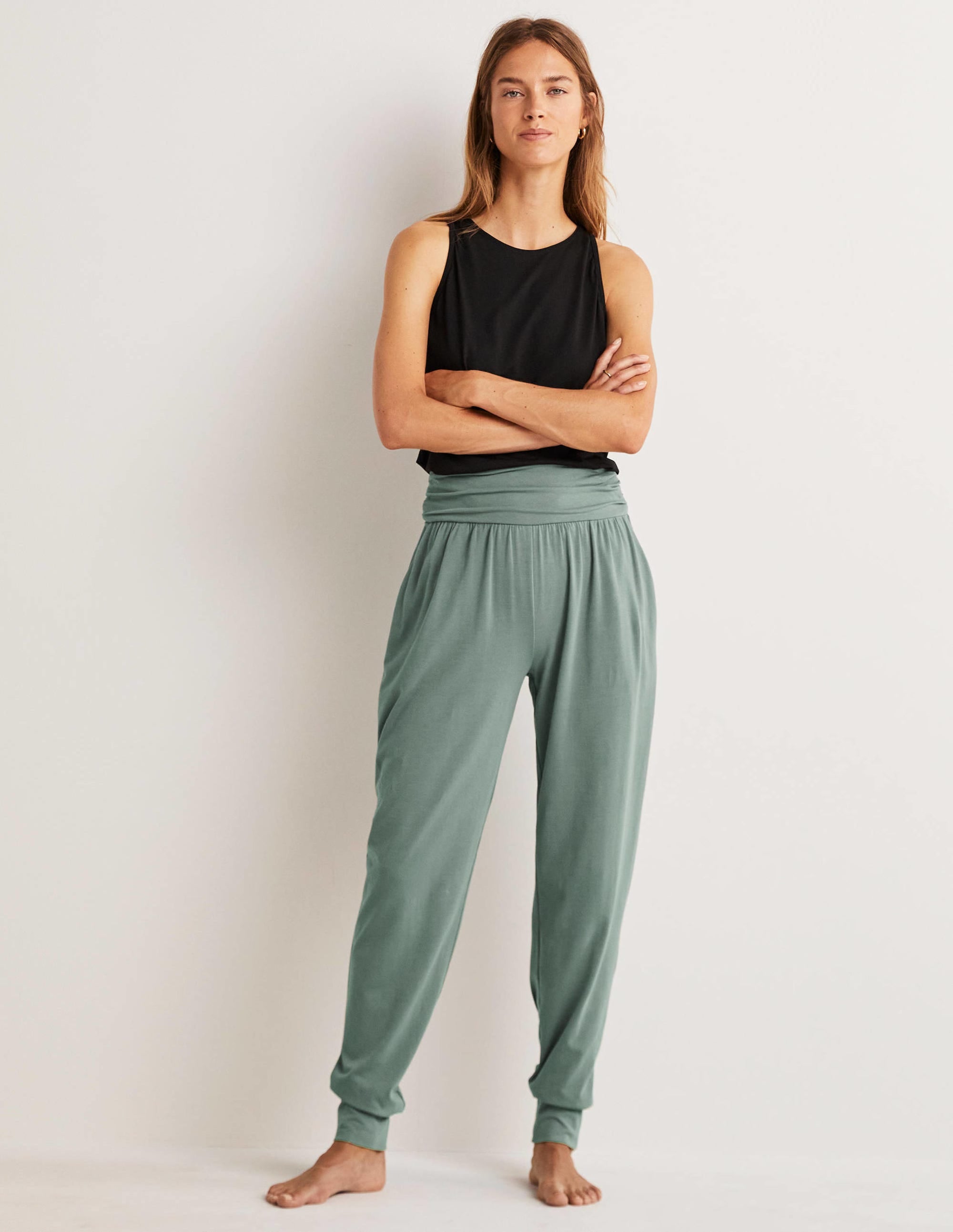 Hareem Jersey-Jogginghose-Erlengrün - Image 6
