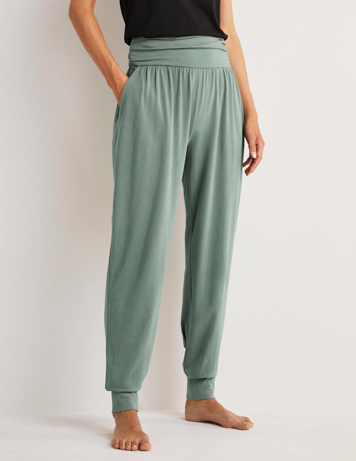 Hareem Jersey-Jogginghose-Erlengrün - Image 9